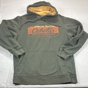 CABELA’S DARK GREEN HOODIE